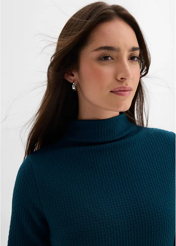 Robe midi &eacute;vas&eacute;e, bonprix