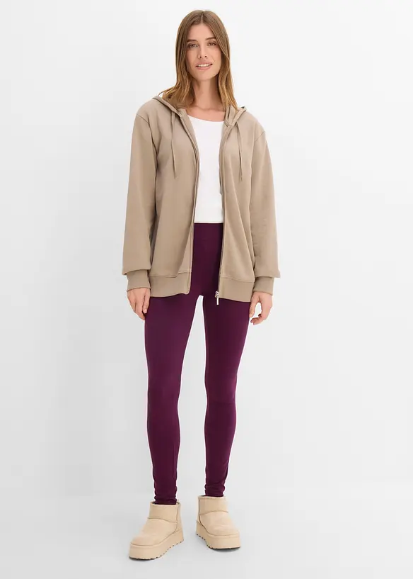 Lot de 2 leggings taille haute, bonprix