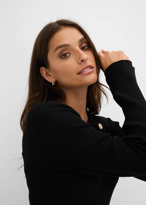 Pull en fine maille, viscose majoritaire, bonprix