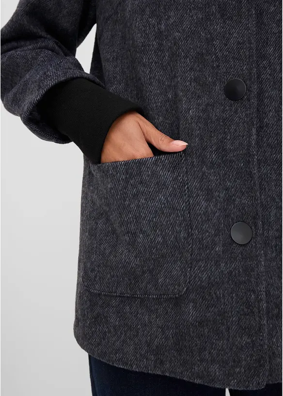 Veste &agrave; col montant, bonprix