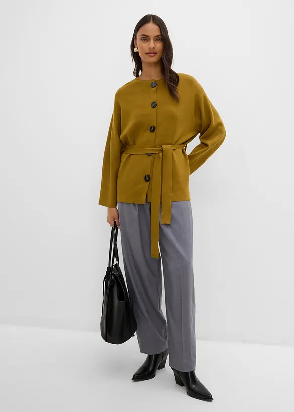 Gilet en fine maille, viscose majoritaire, bonprix