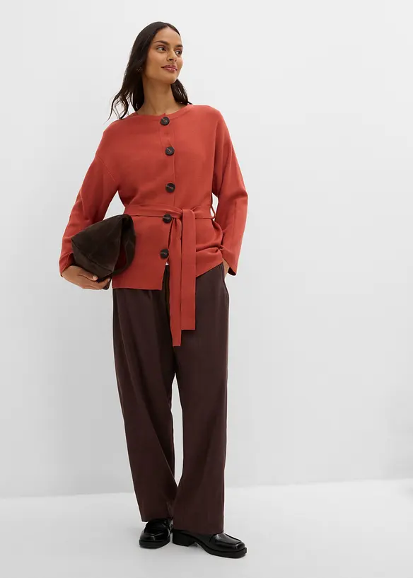 Strickjacke aus feinem Viskose-Mix, bonprix