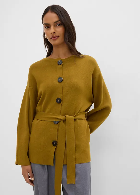 Gilet en fine maille, viscose majoritaire, bonprix