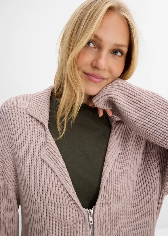 Gilet en maille douce, bonprix