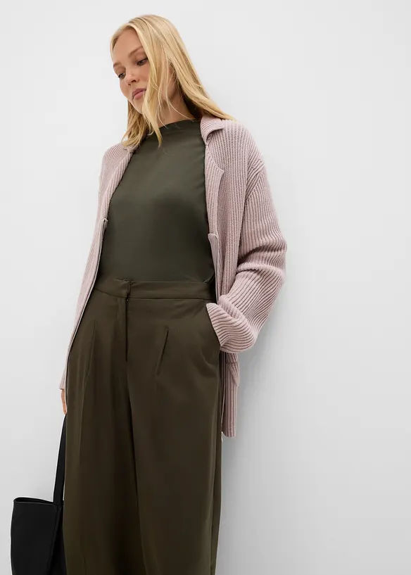 Gilet en maille douce, bonprix