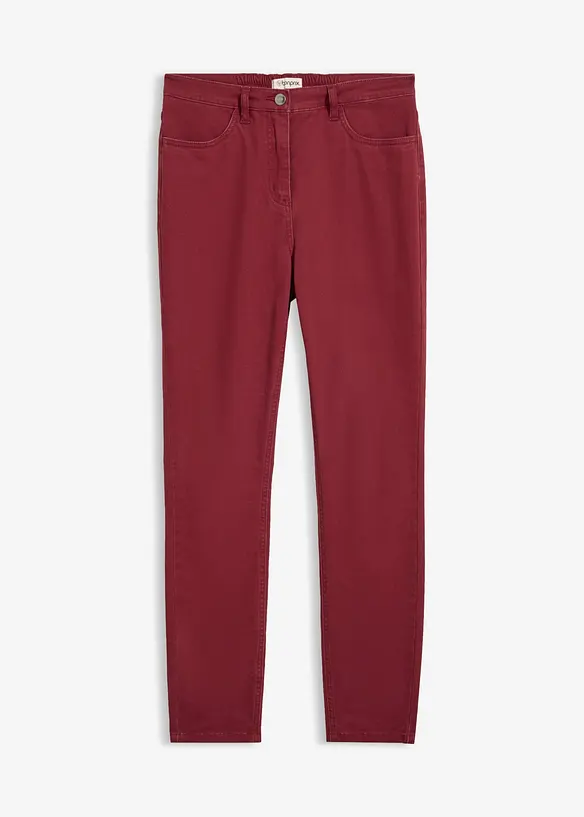 Pantalon twill en coton extensible, bonprix