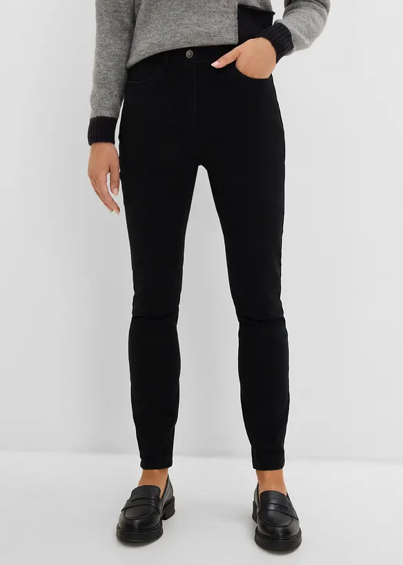 Pantalon twill en coton extensible, bonprix