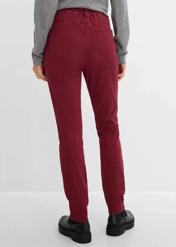 Pantalon twill en coton extensible, bonprix