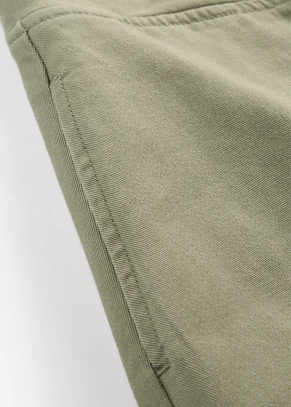 Jupe en twill avec poches, bonprix