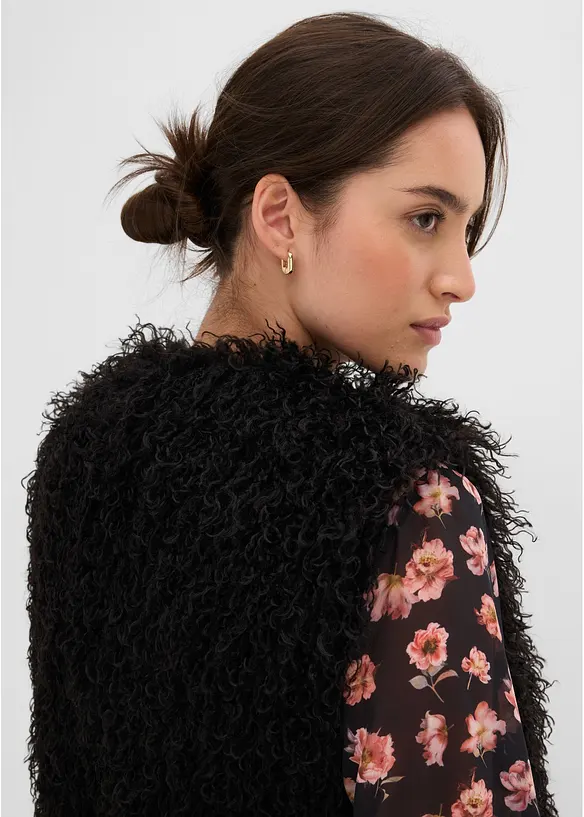 Gilet sans manches en peluche avec poches, bonprix