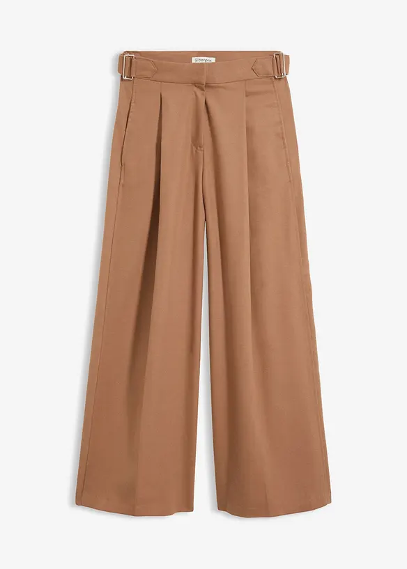 Pantalon fluide &agrave; pinces, bonprix