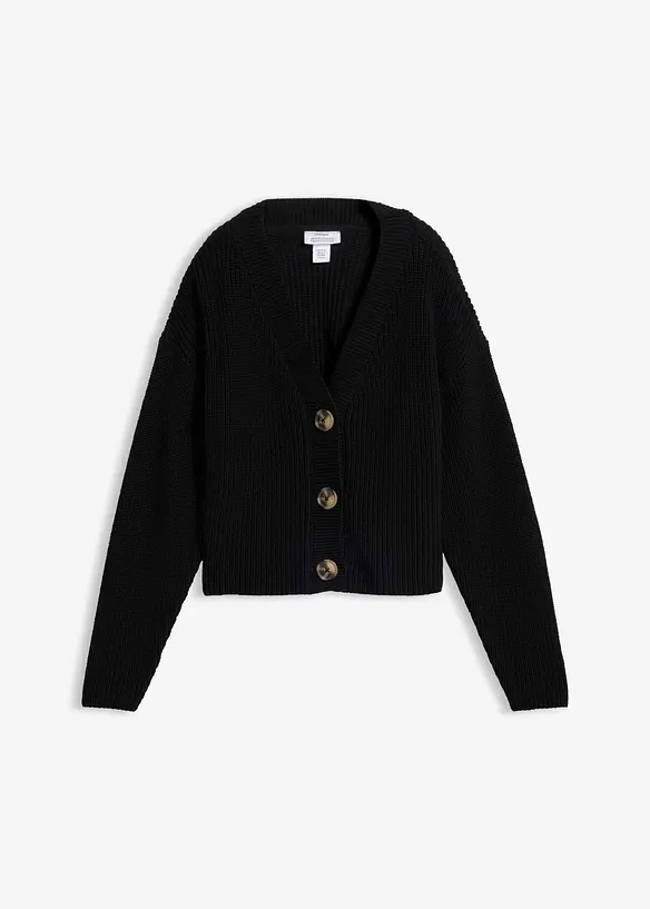Grobstrickjacke aus reiner Baumwolle, bonprix
