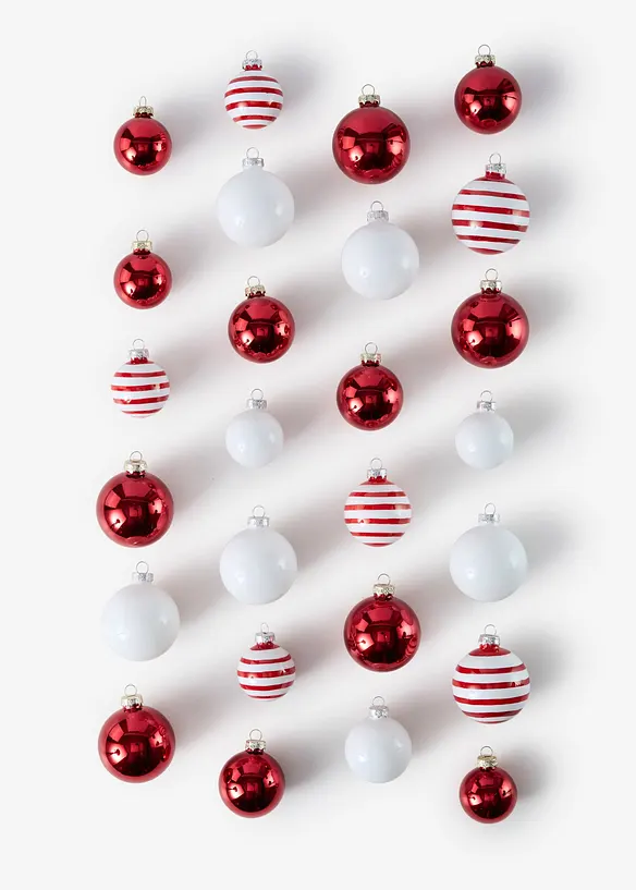 Weihnachtskugeln (26-tlg. Set), bonprix