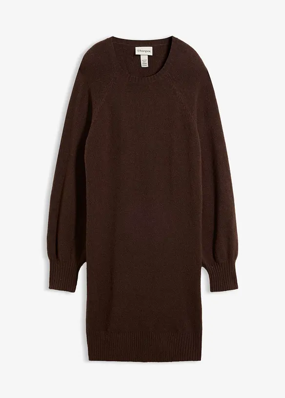 Robe courte en maille, bonprix