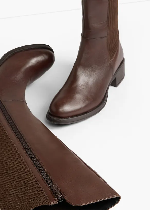Stiefel aus Leder, bonprix