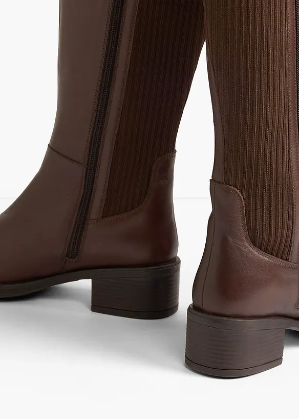 Stiefel aus Leder, bonprix