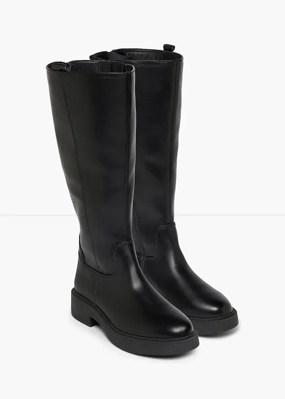 Bottes &agrave; tige large et empi&egrave;cement extensible, bonprix