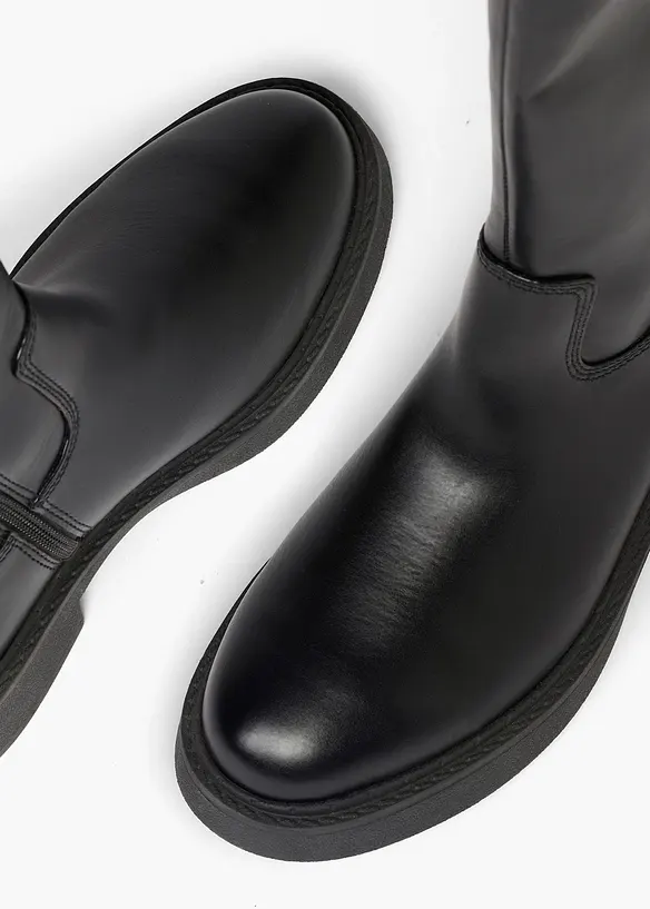 Bottes &agrave; tige large et empi&egrave;cement extensible, bonprix