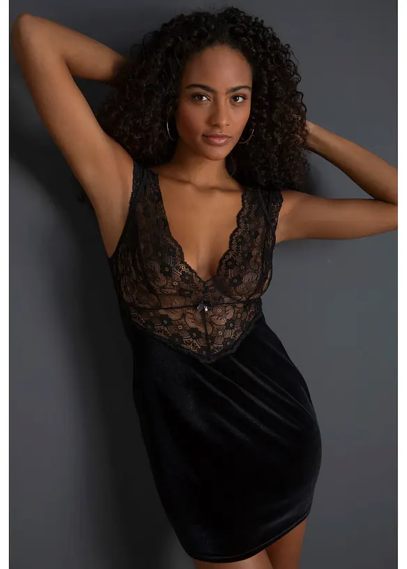 Nuisette en velours, bonprix