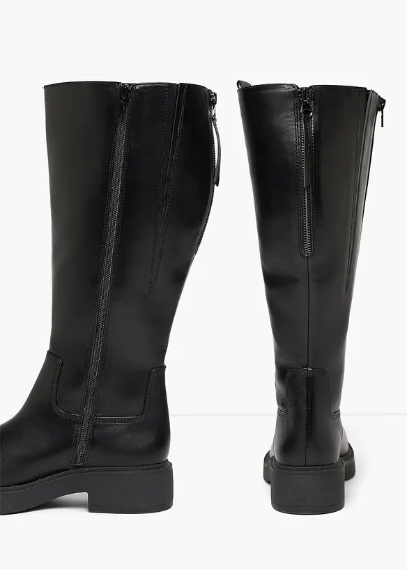 Bottes &agrave; tige large et empi&egrave;cement extensible, bonprix