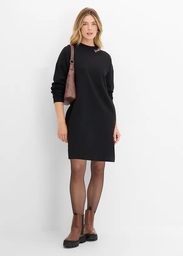 Oversized Sweatkleid, bonprix