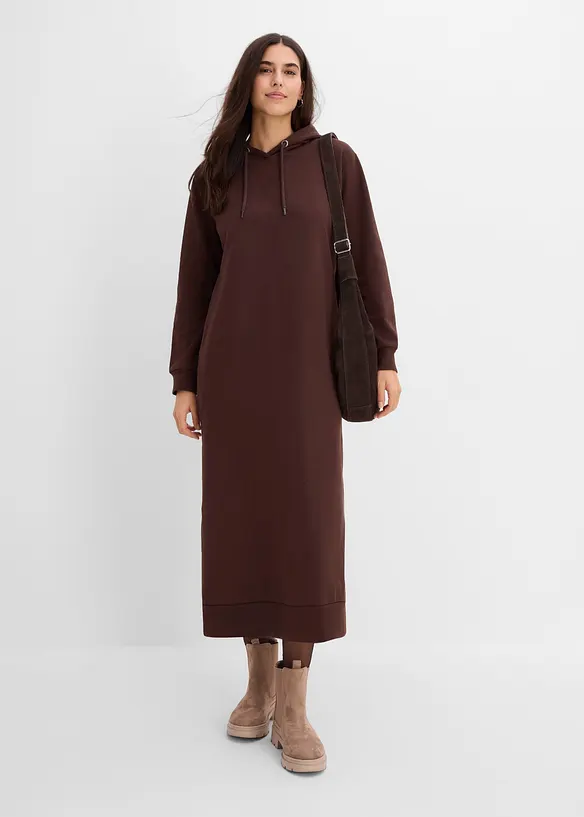 Sweatkleid mit Kapuze, bonprix