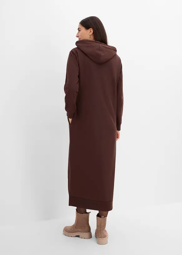 Sweatkleid mit Kapuze, bonprix