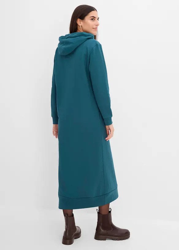 Robe sweat &agrave; capuche, bonprix
