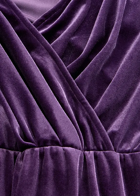 Midikleid aus softem Samt, bonprix