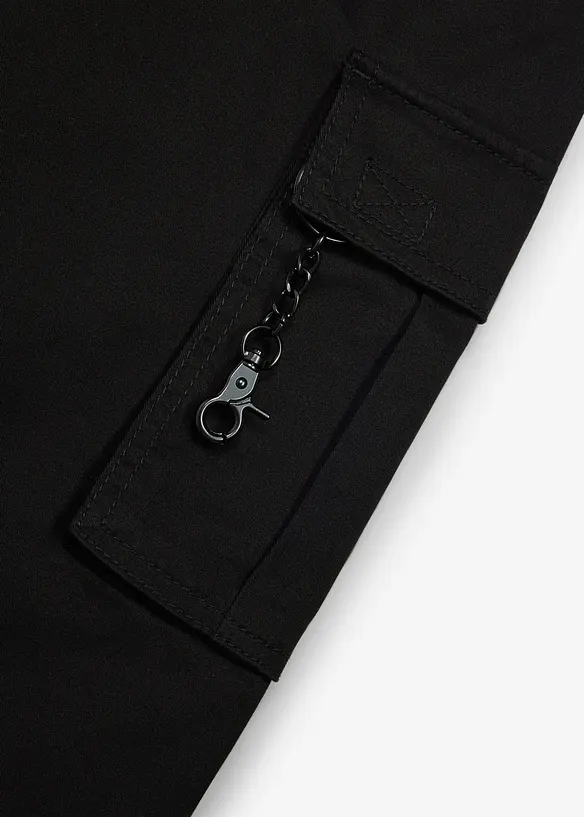 Pantalon cargo chaud &agrave; taille confortable et base r&eacute;glables, bonprix