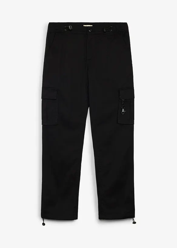 Pantalon cargo chaud &agrave; taille confortable et base r&eacute;glables, bonprix
