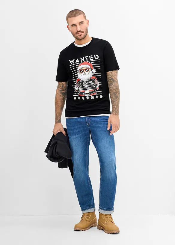 T-shirt de No&euml;l 100% coton, bonprix