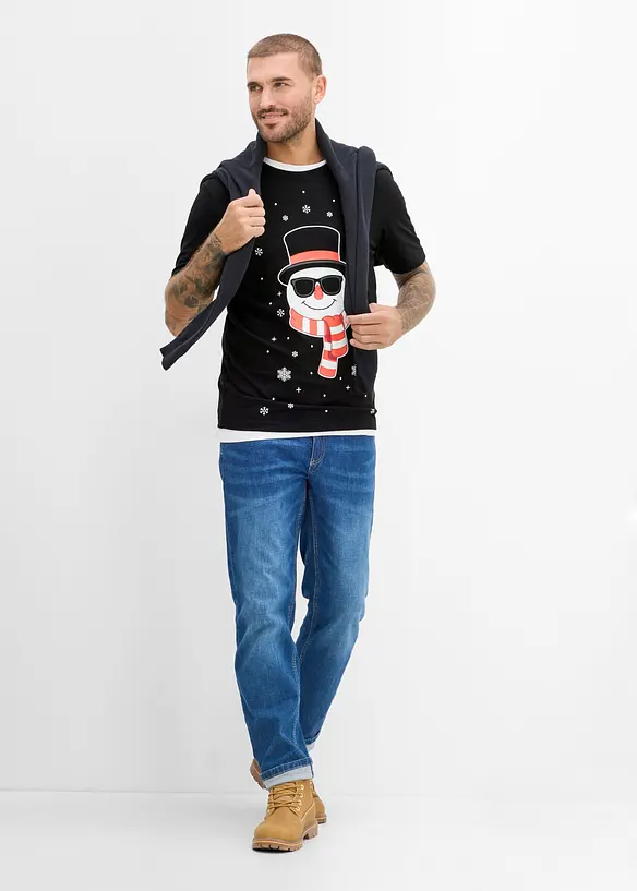 T-shirt de No&euml;l 100% coton, bonprix