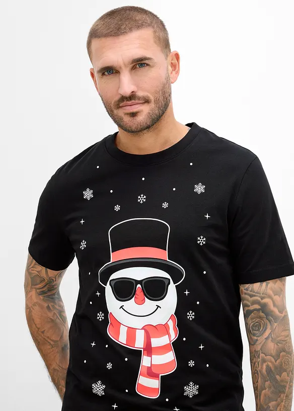 T-shirt de No&euml;l 100% coton, bonprix