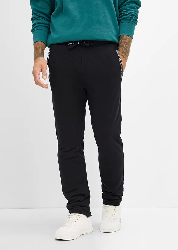 Pantalon de jogging thermique &agrave; polaire douillette, bonprix