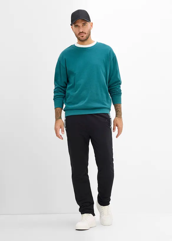 Pantalon de jogging thermique &agrave; polaire douillette, bonprix