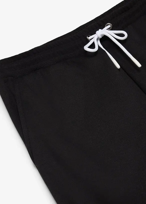 Pantalon de jogging &agrave; d&eacute;tails contrastants, 100% coton, bonprix