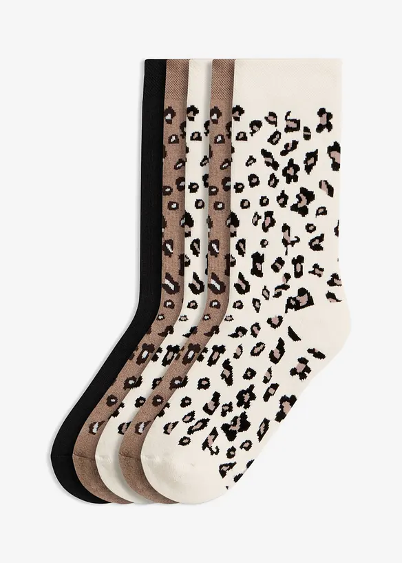 Thermo Socken mit Innenfrottee und druckfreiem B&uuml;ndchen (5er Pack), bonprix