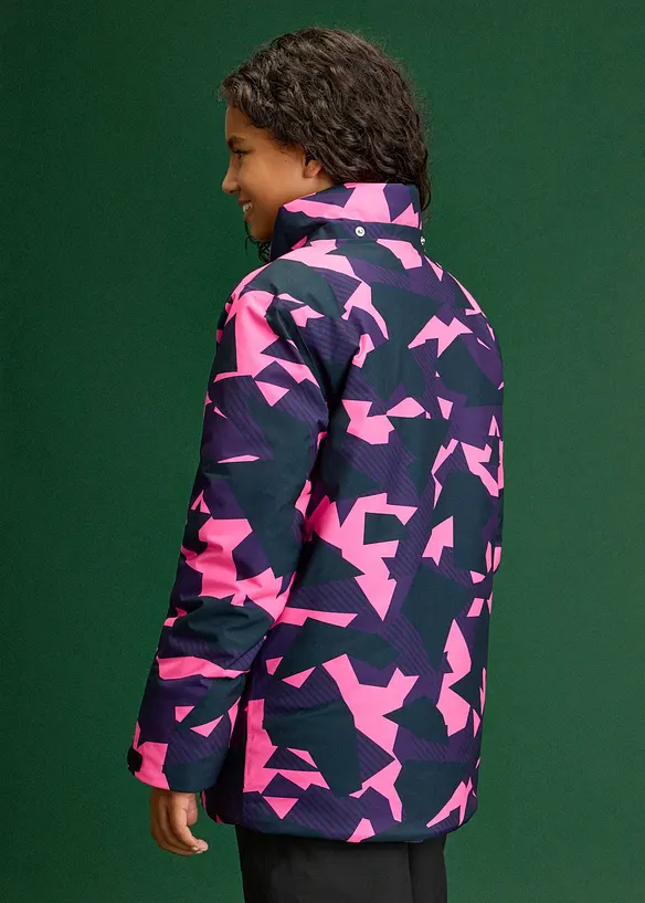 Parka de ski imperm&eacute;able &agrave; d&eacute;tails sportifs, bonprix