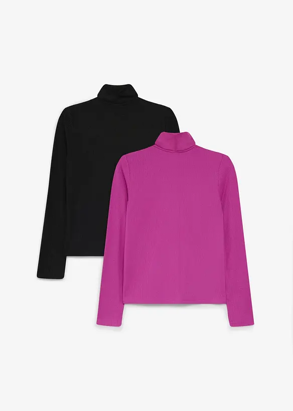 Deux T-shirts manches longues thermiques, bonprix