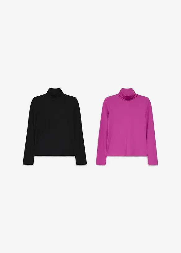 Deux T-shirts manches longues thermiques, bonprix