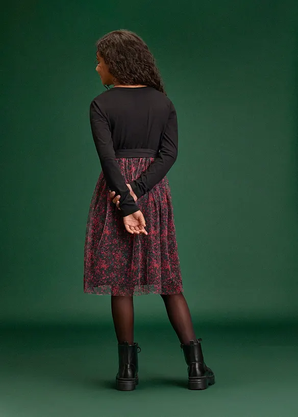 Robe midi &agrave; manches longues, bonprix
