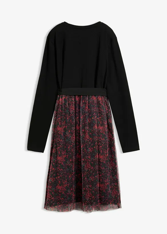 Robe midi &agrave; manches longues, bonprix