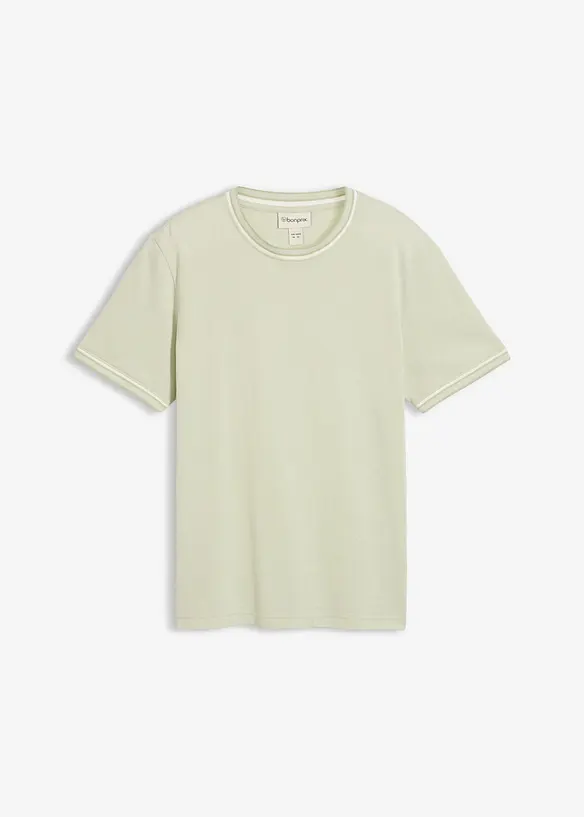 T-shirt en maille piqu&eacute;e 100% coton, bonprix