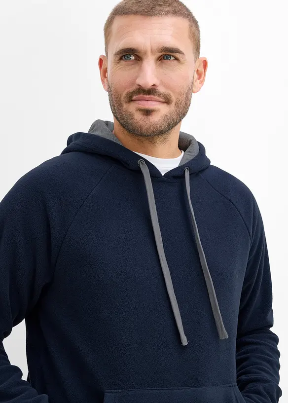 Polaire &agrave; capuche, bonprix