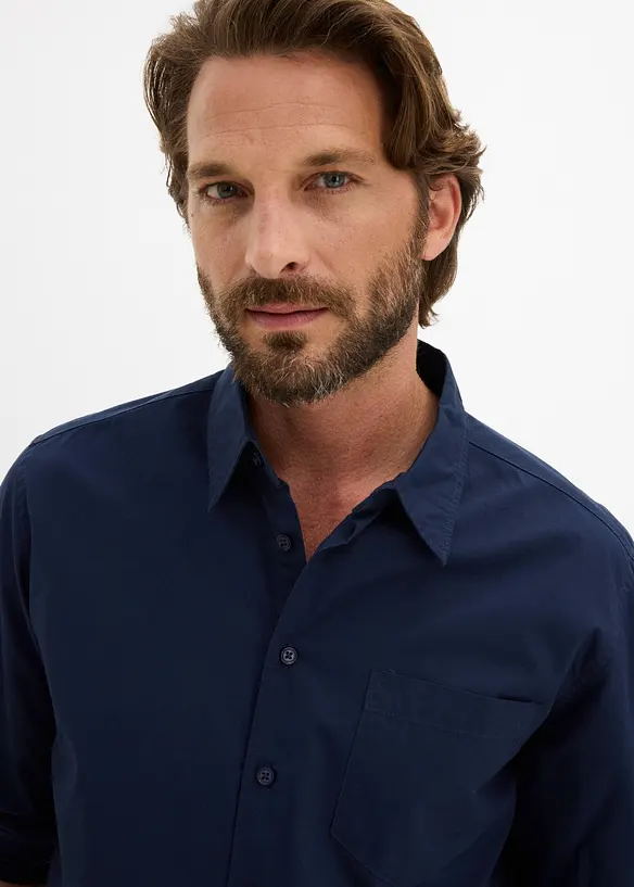 Chemise en popeline de coton Regular Fit, bonprix