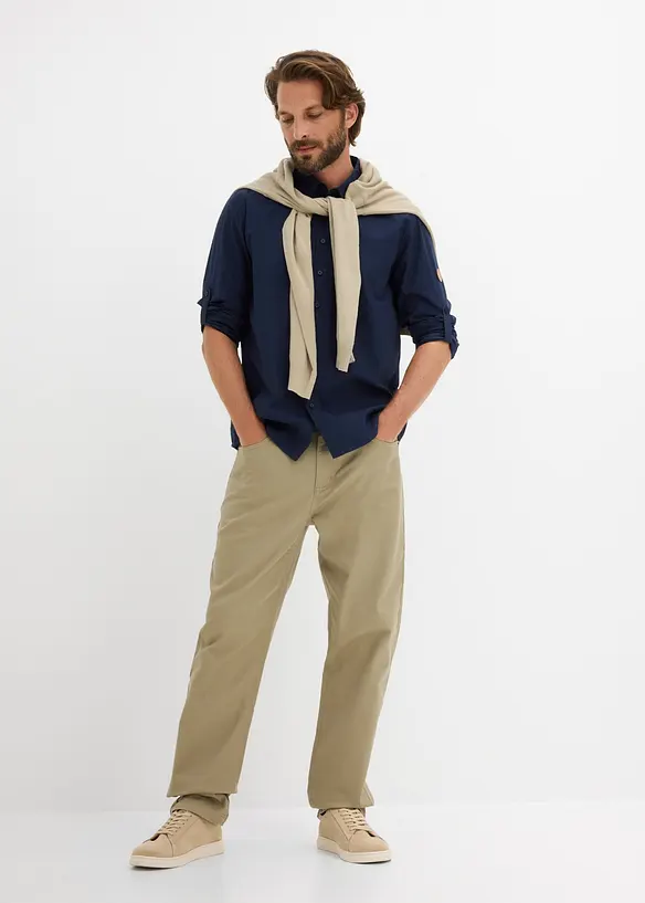 Chemise en popeline de coton Regular Fit, bonprix