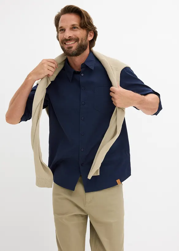 Chemise en popeline de coton Regular Fit, bonprix