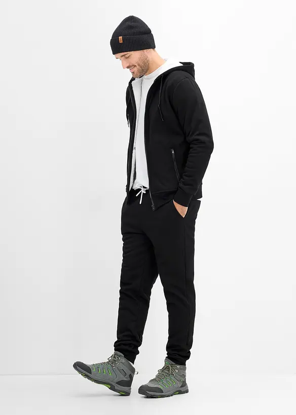 Thermo-Jogginghose mit flauschigem Teddyfleece, bonprix