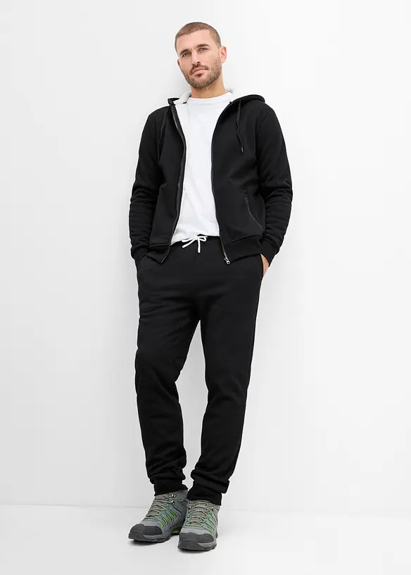 Thermo-Jogginghose mit flauschigem Teddyfleece, bonprix